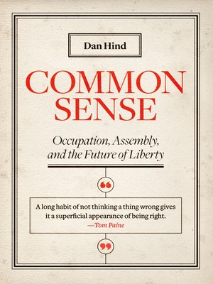 cover image of Common Sense
